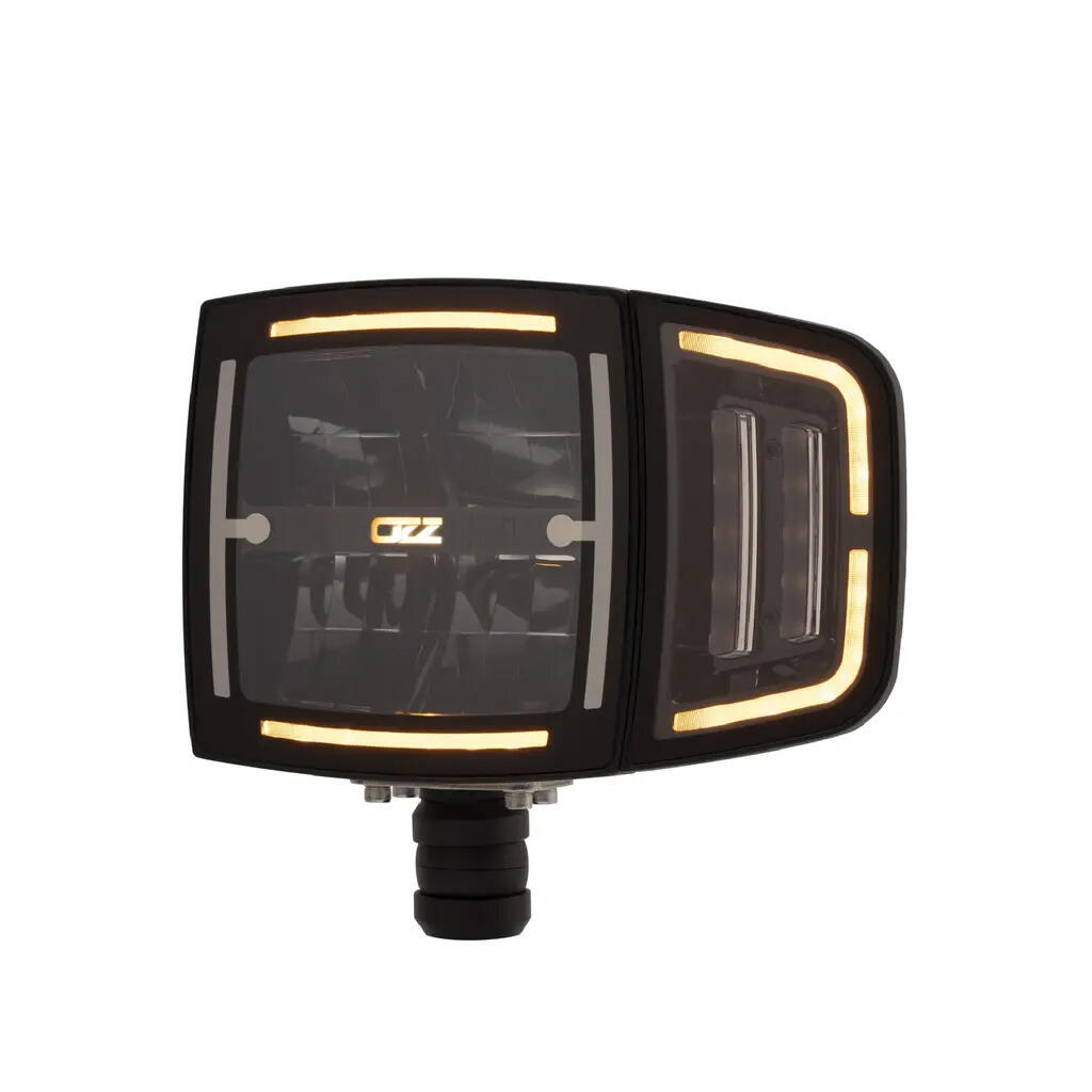 OZZ LED brøytelys h/v – 4 LED nærlys,fjernlys m/varme