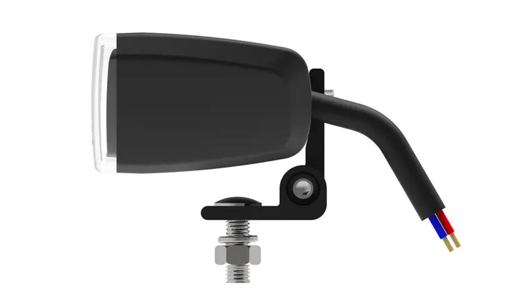 OZZ Ryggelys Led m/varsellys – AR/R65-godkjent Sort hus