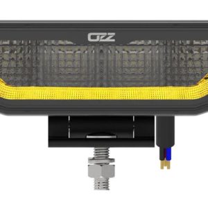 OZZ Ryggelys Led m/varsellys – AR/R65-godkjent Sort hus