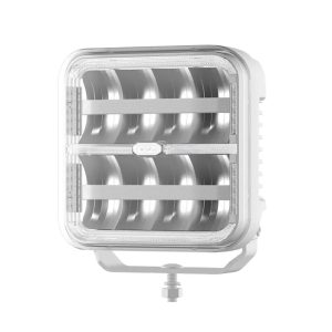 OZZ SQR 7″ fjernlys 178mm (Hvit hus) – med park- og varsellys, 14000 lumen