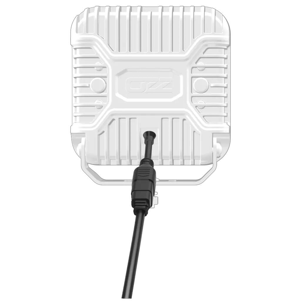 OZZ SQR 7″ fjernlys 178mm (Hvit hus) – med park- og varsellys, 14000 lumen
