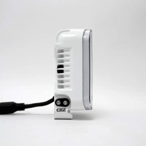OZZ SQR 9″ fjernlys 210mm (Hvit hus) – med park- og varsellys, 21000 lumen