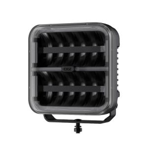 OZZ SQR 9″ fjernlys 210mm (Sort hus) – med park- og varsellys, 21000 lumen