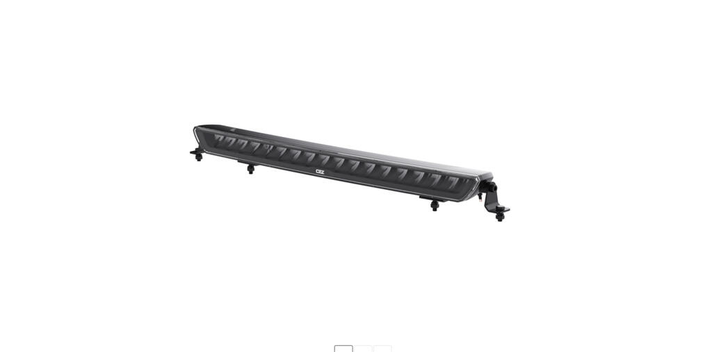 OZZ XB1 P27″ fjernlys ledbar kurvet – ledbar kurvet m/posisjonslys Sort hus