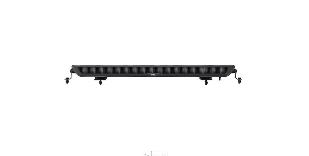 OZZ XB1 P27″ fjernlys ledbar kurvet – ledbar kurvet m/posisjonslys Sort hus