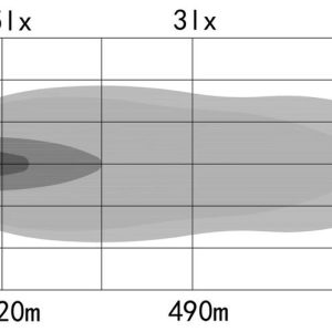 OZZ XB1 P40″ fjernlys ledbar – ledbar m/posisjonslys Sort hus
