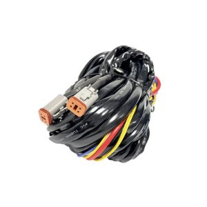 OZZ kabelsett for 2 lamper – 2x 4pin DT 80A rele sikringsholder