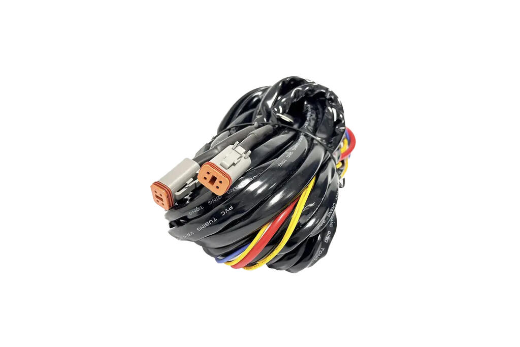 OZZ kabelsett for 2 lamper – 2x 4pin DT 80A rele sikringsholder