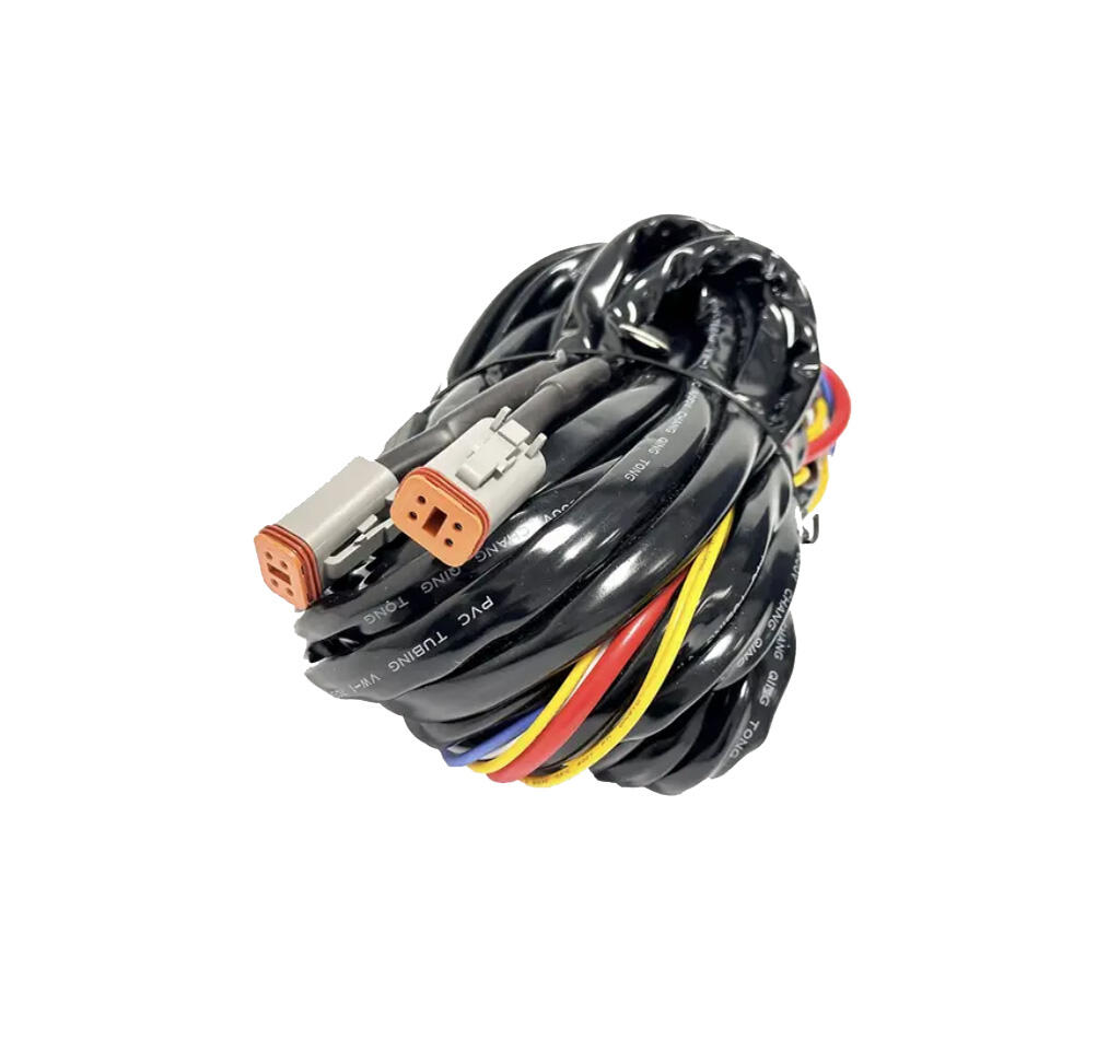 OZZ kabelsett m/2 stk DT 4-pin – For montering av 2 ekstralys