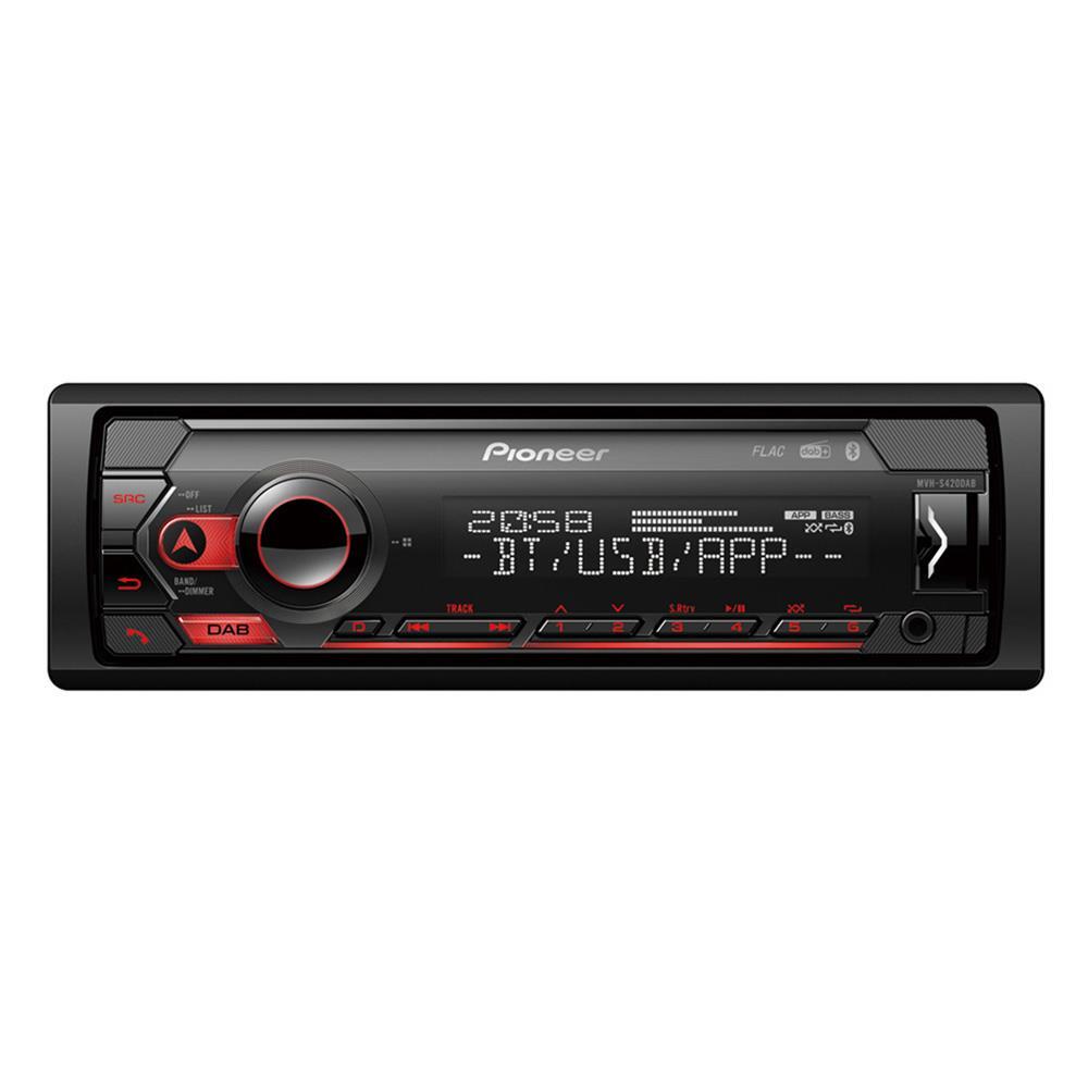 Pioneer MVH-S420DAB – hovedenhet – BT, DAB+, USB, AUX, ikke CD
