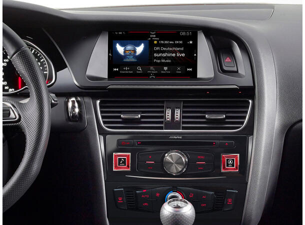 Alpine X703D-A4 – biltilpasset AVN radio