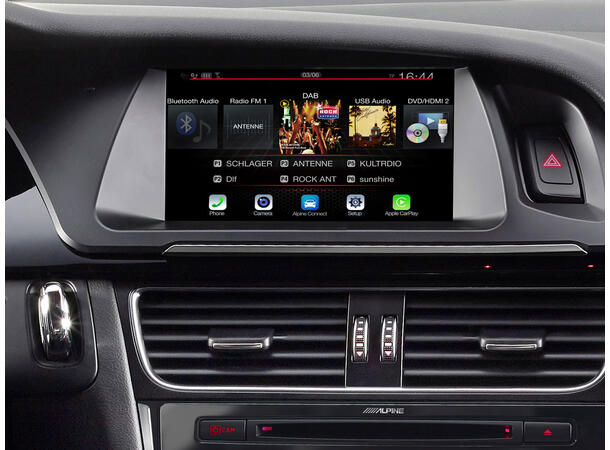 Alpine X703D-A4 – biltilpasset AVN radio