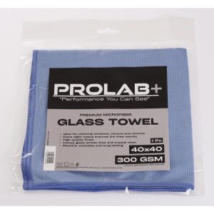 Prolab+ Glass towel – 300 GSM, 40×40