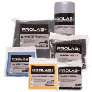 Prolab+ Microfiber pakke – Alt du trenger til en bilvask