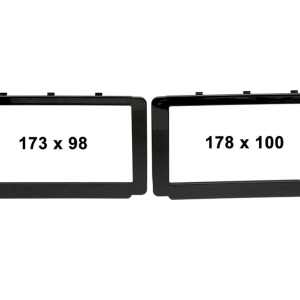 Radioramme Toyota Hilux 2 DIN – Hilux 2015-2019 Piano Black
