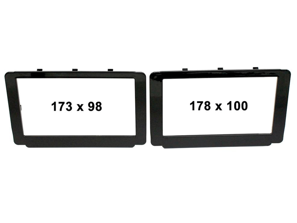 Radioramme Toyota Hilux 2 DIN – Hilux 2015-2019 Piano Black