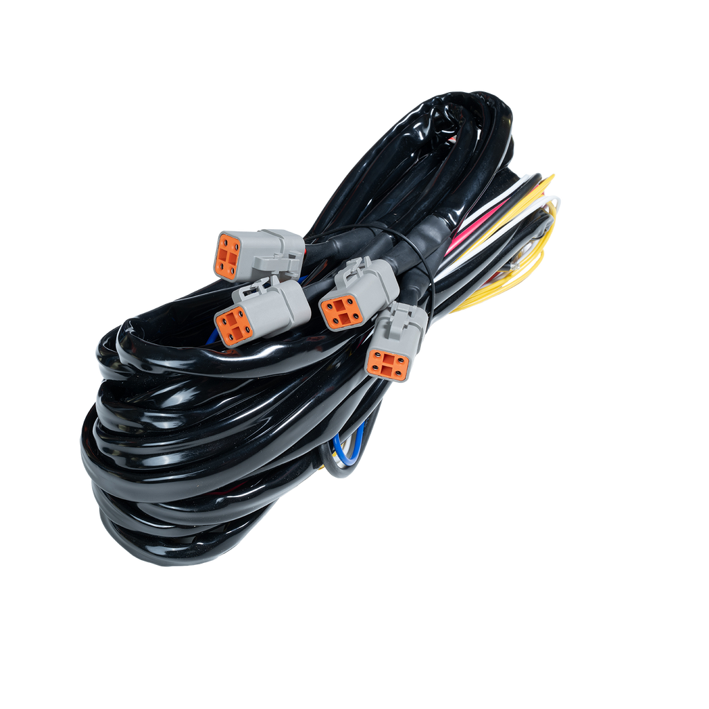 Relékabelsett DTP-4 X4 12V 80A Relé – For 4 lamper, 12 volt, DTP-4