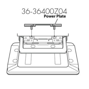 Reservedel Alpine Halo &laquo;Power plate&raquo;