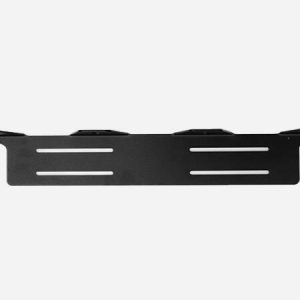 Skiltbrakett Rustfri – For fire lamper. Sortlakkert.