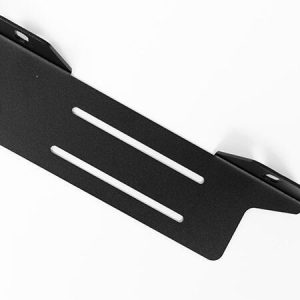 Skiltbrakett Rustfri – For tre lamper. Sortlakkert.