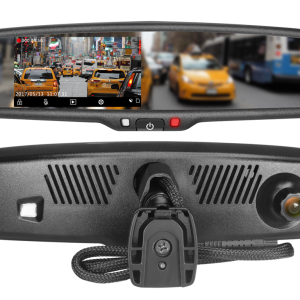 Speilmonitor m/dash cam – 4,3″, HD Dashcam, 1X video inn