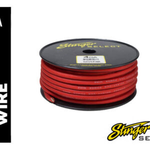 Stinger Select 4GA Rød strømkabel