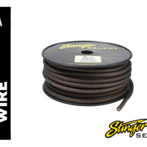 Stinger Select 4GA Sort strømkabel
