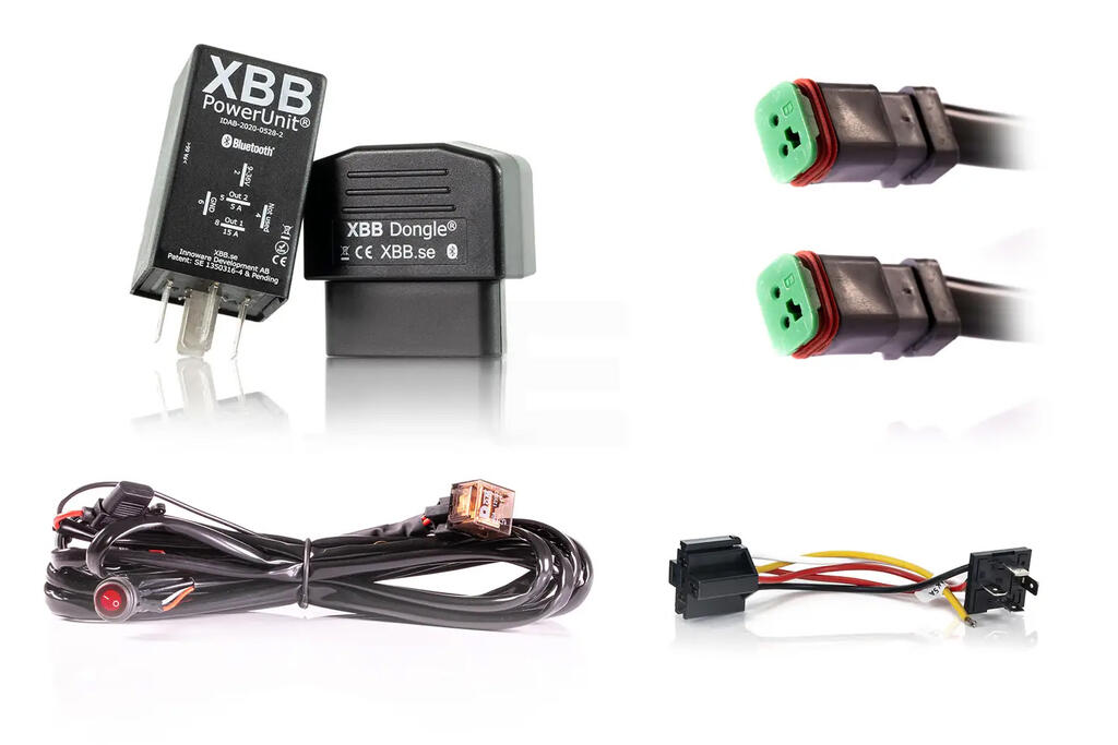 XBB styrestrømspakke, plug and play – Pakke med 2 x Deutsch kontakter