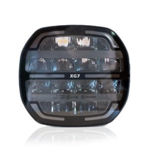 XG7 LED Fjernlys, Sort – Flerfarget parklys – hvit, gul og grønn.