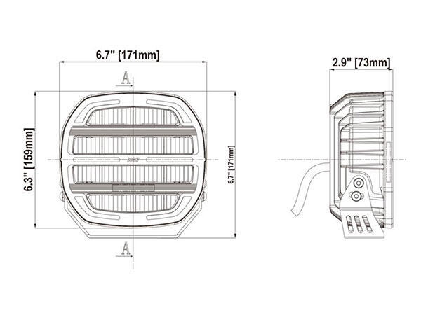 XG lyspakke med 2x XG7 – Med Modernum CanBus, skiltplate
