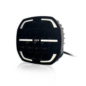 XG9 LED Fjernlys, Sort – Flerfarget parklys – hvit, gul og grønn.