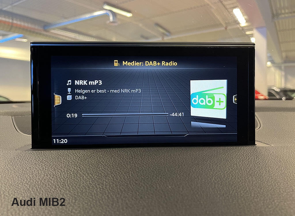 Dension DAB-integrering (DLS) – DAB via USB – uten buffering! (2010–>)