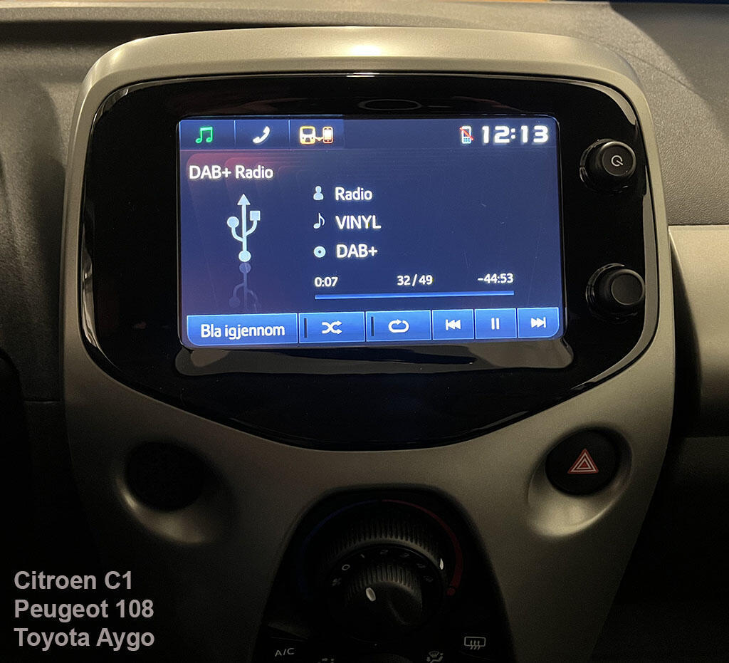 Dension DAB-integrering (DLS) – DAB via USB – uten buffering! (2010–>)
