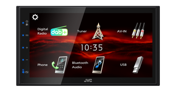 JVC KW-M180DBT – hovedenhet