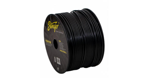 Stinger – SPW312BK strømkabel 4mm Sort