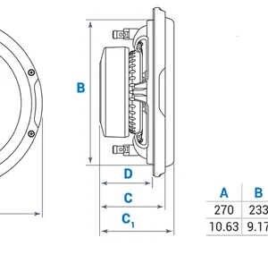 Audison Prima APS 10 D 10″ Subwoofer