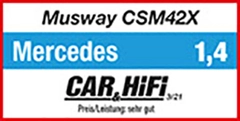 Musway 4″ koaxialhøyttalere