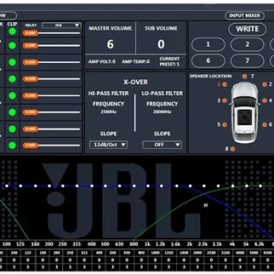 JBL DSP Bilforsterker 8x40Wrms @ 4 ohm