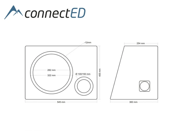 ConnectED 12″ basskasse