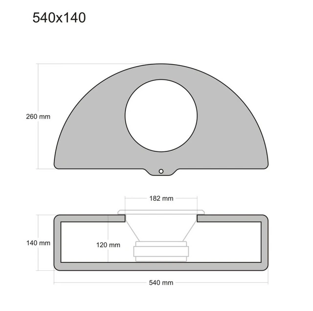 ConnectED Bilspesifikk basskasse 8″