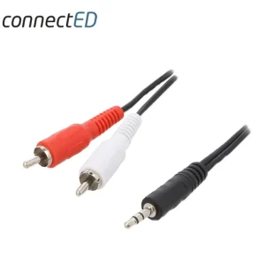 ConnectED Minijack til RCA-adapter Bulk