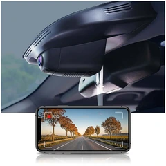 FITCAMX Integrert 4K Dashcam (foran+bak)