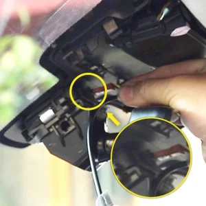 FITCAMX Integrert 4K Dashcam (foran)