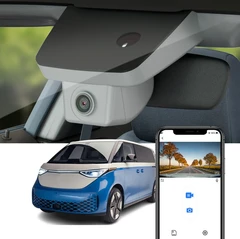 FITCAMX Integrert 4K Dashcam (foran+bak)
