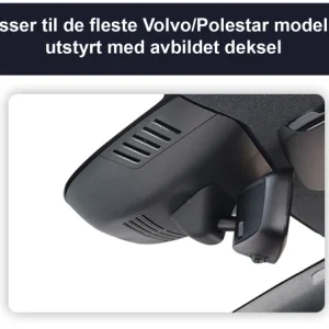 FITCAMX Integrert 4K Dashcam (foran+bak)