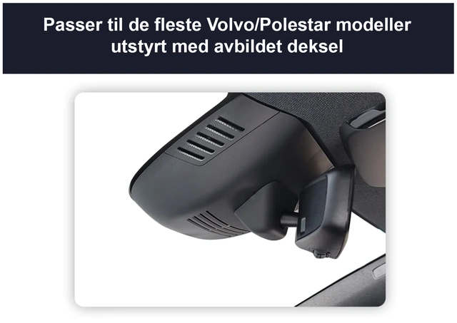 FITCAMX Integrert 4K Dashcam (foran)