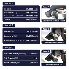 FITCAMX Integrert 4K Dashcam (foran+bak)