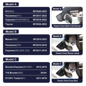 FITCAMX Integrert 4K Dashcam (foran)