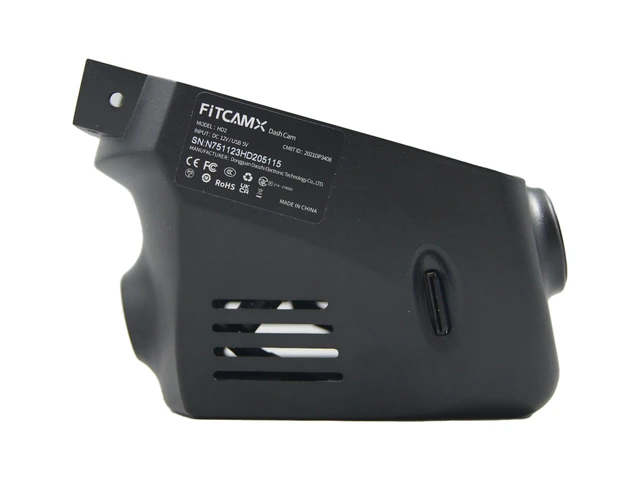 FITCAMX Integrert 4K Dashcam (foran)