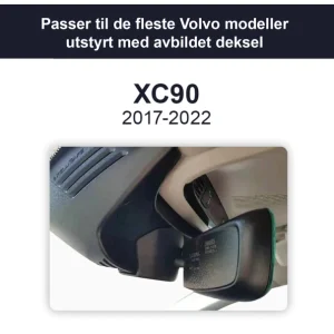 FITCAMX Integrert 4K Dashcam (foran+bak)